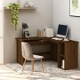 Eckschreibtisch aus braunem Sperrholz 120x140x75 cm von vidaXL, Schreibtische - Ref: Foro24-815386, Preis: 113,11 €, Rabatt: %