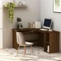Eckschreibtisch aus braunem Sperrholz 120x140x75 cm von vidaXL, Schreibtische - Ref: Foro24-815386, Preis: 110,90 €, Rabatt: %