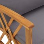 Garden chairs with cushions 2 units solid acacia wood by vidaXL, Garden chairs - Ref: Foro24-310268, Price: 196,89 €, Discoun...