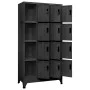 Anthracite gray steel locker 90x45x180 cm by vidaXL, Lockers and storage cabinets - Ref: Foro24-339815, Price: 372,10 €, Disc...
