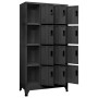 Anthrazitgrauer Stahlspind 90x45x180 cm von vidaXL, Schließfächer und Lagerschränke - Ref: Foro24-339815, Preis: 361,22 €, Ra...