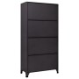 Anthrazitgrauer Stahlspind 90x45x180 cm von vidaXL, Schließfächer und Lagerschränke - Ref: Foro24-339815, Preis: 361,22 €, Ra...