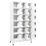 Weißer Stahlspind 90x40x180 cm von vidaXL, Schließfächer und Lagerschränke - Ref: Foro24-339828, Preis: 385,24 €, Rabatt: %