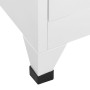 Weißer Stahlspind 90x40x180 cm von vidaXL, Schließfächer und Lagerschränke - Ref: Foro24-339828, Preis: 385,24 €, Rabatt: %