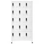 Weißer Stahlspind 90x40x180 cm von vidaXL, Schließfächer und Lagerschränke - Ref: Foro24-339820, Preis: 323,13 €, Rabatt: %