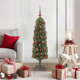 Árbol de Navidad artificial Verde 120 cm PVC, Acero y Plástico