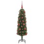 Árbol de Navidad artificial Verde 120 cm PVC, Acero y Plástico
