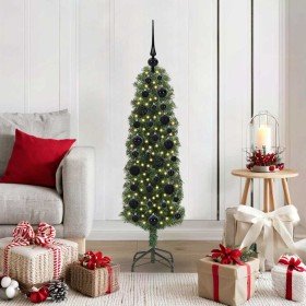 Árbol de Navidad artificial Verde 120 cm PVC, Acero y Plástico