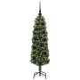 Árbol de Navidad artificial Verde 120 cm PVC, Acero y Plástico