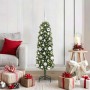 Árbol de Navidad artificial Verde 120 cm PVC, Acero y Plástico