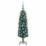 Árbol de Navidad artificial Verde 120 cm PVC, Acero y Plástico