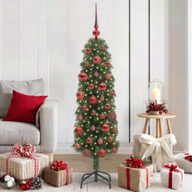 Árbol de Navidad artificial Verde 150 cm PVC, Acero y Plástico