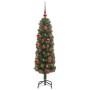 Árbol de Navidad artificial Verde 150 cm PVC, Acero y Plástico
