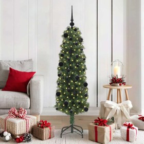 Árbol de Navidad artificial Verde 150 cm PVC, Acero y Plástico