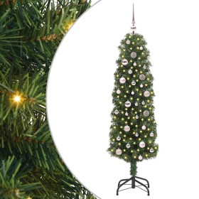 Árbol de Navidad artificial Verde 150 cm PVC, Acero y Plástico