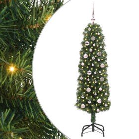 Árbol de Navidad artificial Verde 150 cm PVC, Acero y Plástico