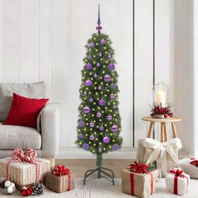 Árbol de Navidad artificial Verde 150 cm PVC, Acero y Plástico
