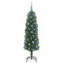 Árbol de Navidad artificial Verde 150 cm PVC, Acero y Plástico
