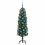 Árbol de Navidad artificial Verde 150 cm PVC, Acero y Plástico