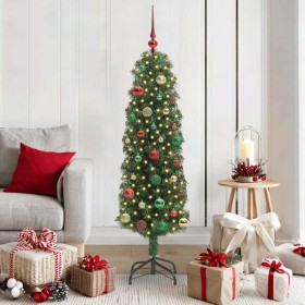 Árbol de Navidad artificial Verde 150 cm PVC, Acero y Plástico