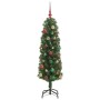 Árbol de Navidad artificial Verde 150 cm PVC, Acero y Plástico