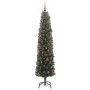 Árbol de Navidad artificial Verde 180 cm PVC, Acero y Plástico