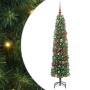 Árbol de Navidad artificial Verde 180 cm PVC, Acero y Plástico