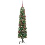 Árbol de Navidad artificial Verde 180 cm PVC, Acero y Plástico