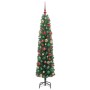 Árbol de Navidad artificial Verde 180 cm PVC, Acero y Plástico