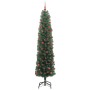 Árbol de Navidad artificial Verde 210 cm PVC, Acero y Plástico