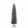 Árbol de Navidad artificial Verde 210 cm PVC, Acero y Plástico