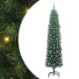 Árbol de Navidad artificial Verde 210 cm PVC, Acero y Plástico