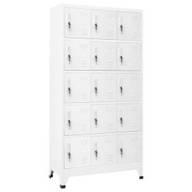 Hellgrauer Stahlspind 90x40x180 cm von vidaXL, Schließfächer und Lagerschränke - Ref: Foro24-339821, Preis: 311,10 €, Rabatt: %