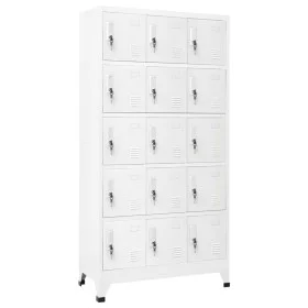 Light gray steel locker 90x40x180 cm by vidaXL, Lockers and storage cabinets - Ref: Foro24-339821, Price: 316,84 €, Discount: %