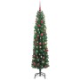 Árbol de Navidad artificial Verde 210 cm PVC, Acero y Plástico