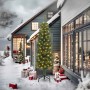 Árbol de Navidad artificial Verde 240 cm PVC, Acero y Plástico