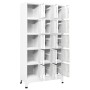 Hellgrauer Stahlspind 90x40x180 cm von vidaXL, Schließfächer und Lagerschränke - Ref: Foro24-339821, Preis: 311,10 €, Rabatt: %
