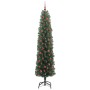 Árbol de Navidad artificial Verde 240 cm PVC, Acero y Plástico