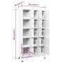Hellgrauer Stahlspind 90x40x180 cm von vidaXL, Schließfächer und Lagerschränke - Ref: Foro24-339821, Preis: 311,10 €, Rabatt: %