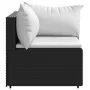 Garden corner sofas with cushions 2 pcs black synthetic rattan by vidaXL, Outdoor sofas - Ref: Foro24-319730, Price: 195,04 €...