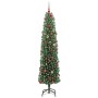 Árbol de Navidad artificial Verde 240 cm PVC, Acero y Plástico