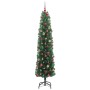 Árbol de Navidad artificial Verde 240 cm PVC, Acero y Plástico