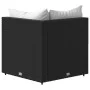Garden corner sofas with cushions 2 pcs black synthetic rattan by vidaXL, Outdoor sofas - Ref: Foro24-319730, Price: 195,04 €...