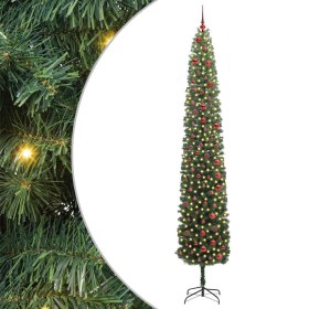 Árbol de Navidad artificial Verde 300 cm PVC, Acero y Plástico