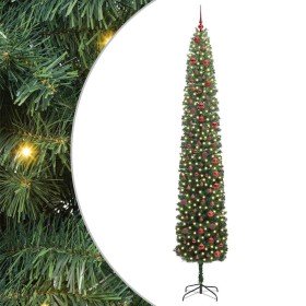 Árbol de Navidad artificial Verde 300 cm PVC, Acero y Plástico