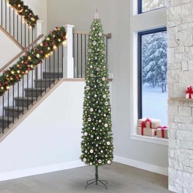 Árbol de Navidad artificial Verde 300 cm PVC, Acero y Plástico