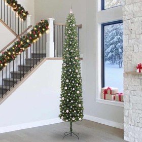Árbol de Navidad artificial Verde 300 cm PVC, Acero y Plástico