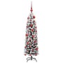 Árbol de Navidad artificial Verde 120 cm PVC, Acero y Plástico