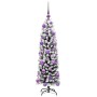 Árbol de Navidad artificial Verde 120 cm PVC, Acero y Plástico