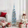 Árbol de Navidad artificial Verde 120 cm PVC, Acero y Plástico